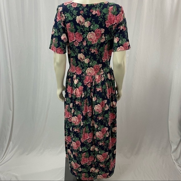 Vintage Prairie Dress 100% Cotton Floral Print Size Small - Picture 2 of 9
